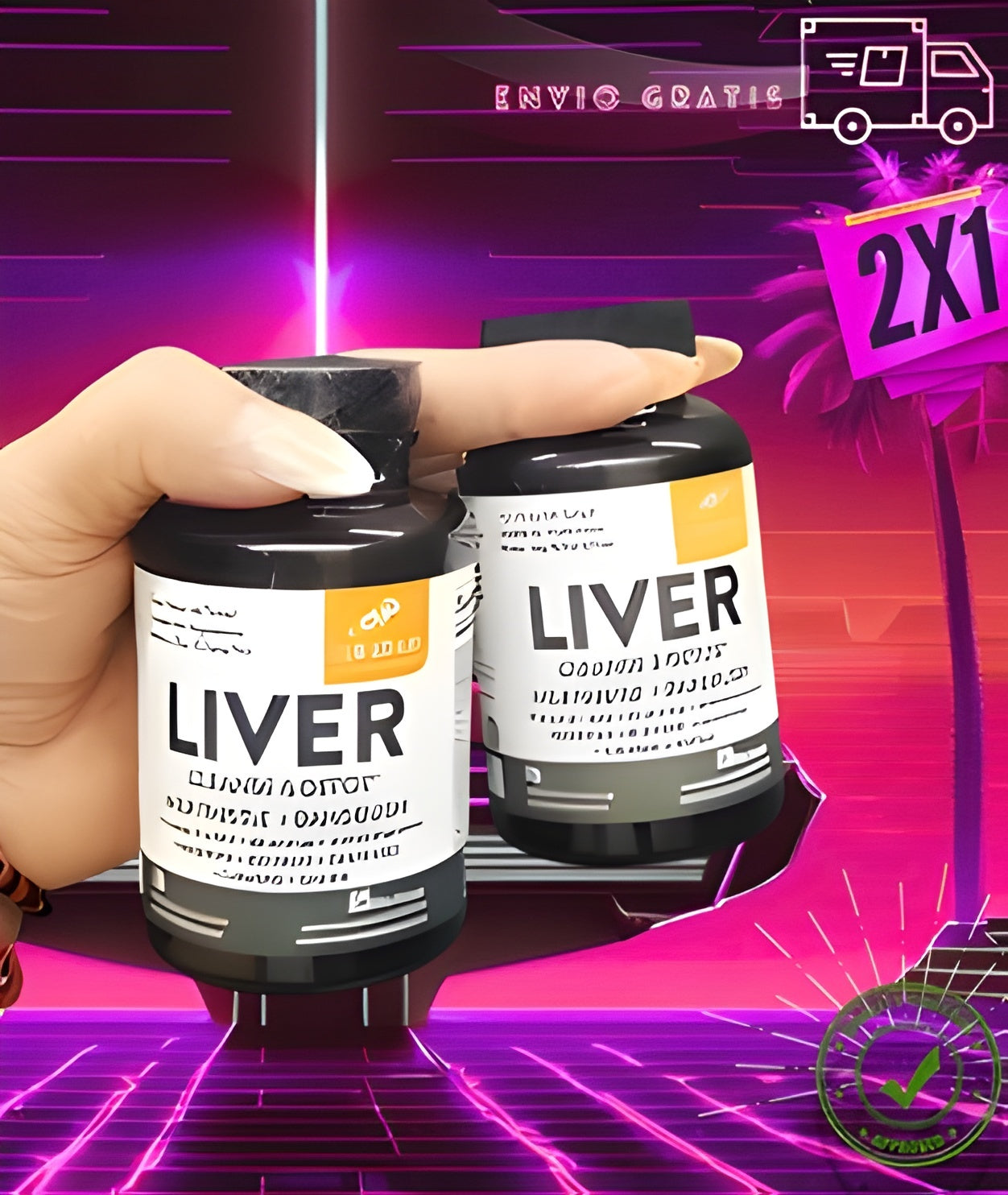 2x1 ¡Oferta! VitalLiver Detox & Repair combina ingredientes naturales