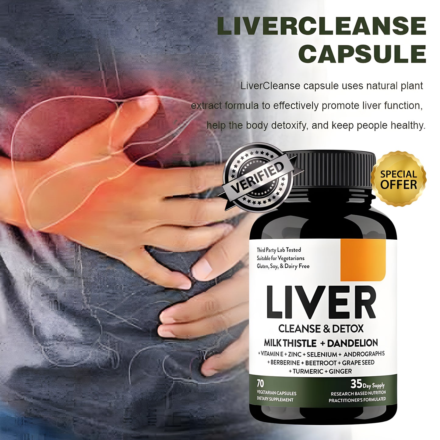 2x1 ¡Oferta! VitalLiver Detox & Repair combina ingredientes naturales
