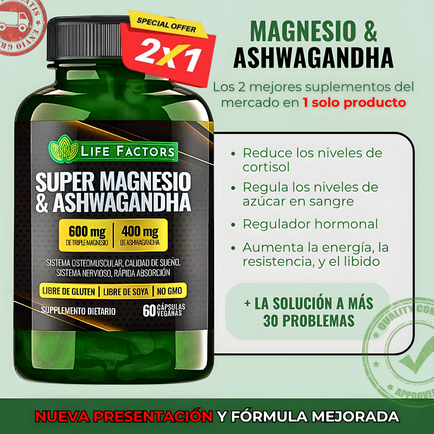 Super Oferta 2 X 1 MagZen Plus Combina Tres Formas Avanzadas