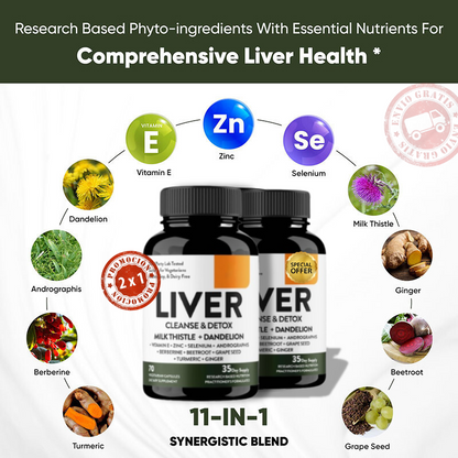 2x1  ¡Oferta! VitalLiver Detox & Repair combina ingredientes naturales